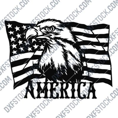 Donald Trump 2020, Keep America Great - DXF SVG EPS AI CDR