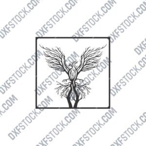 Phoenix DXF File for CNC Cutting