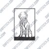 Golden Retriever DXF File for CNC Cutting